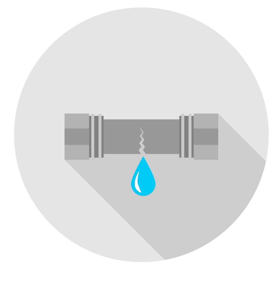 icône - tuyau - accueil - gris - goutte - eau - égouts - réparation - CAEN-PLOMBERIE - 14